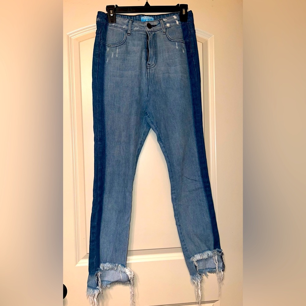 Show Me Your Mumu two toned jeans